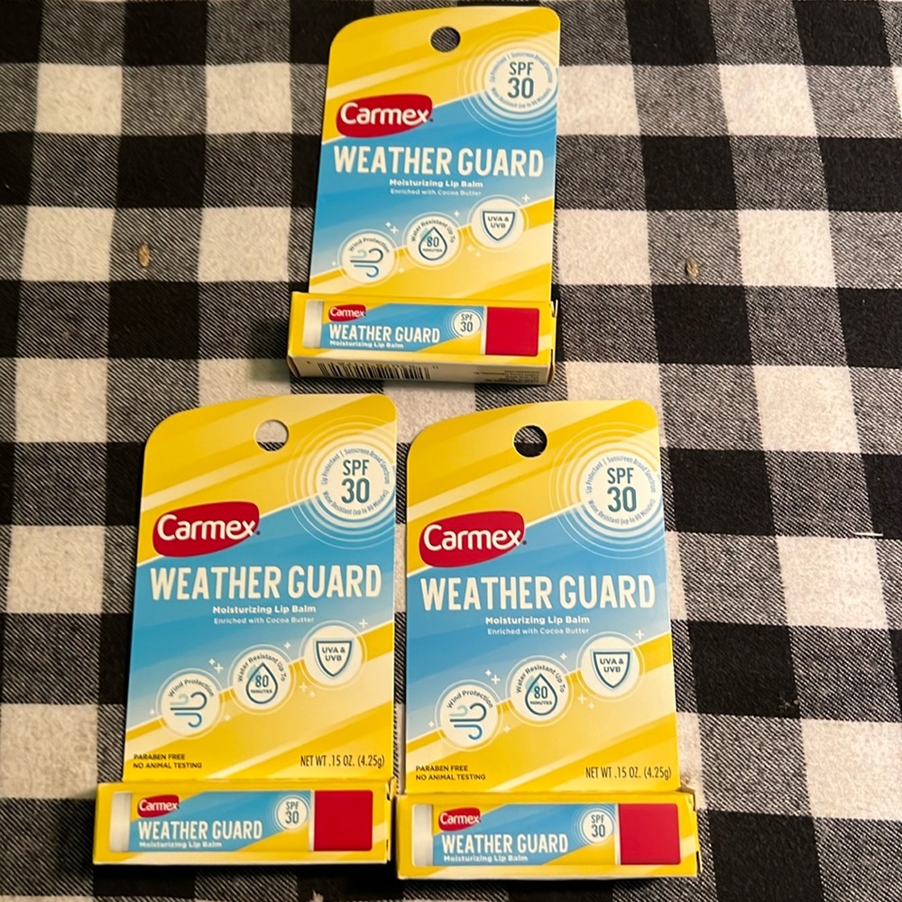 Carmex weather guard lip balm